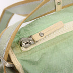 FENDI Zucchino Canvas Shoulder Bag Nylon Greenhk1304