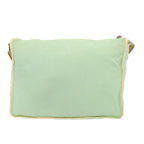 FENDI Zucchino Canvas Shoulder Bag Nylon Greenhk1304