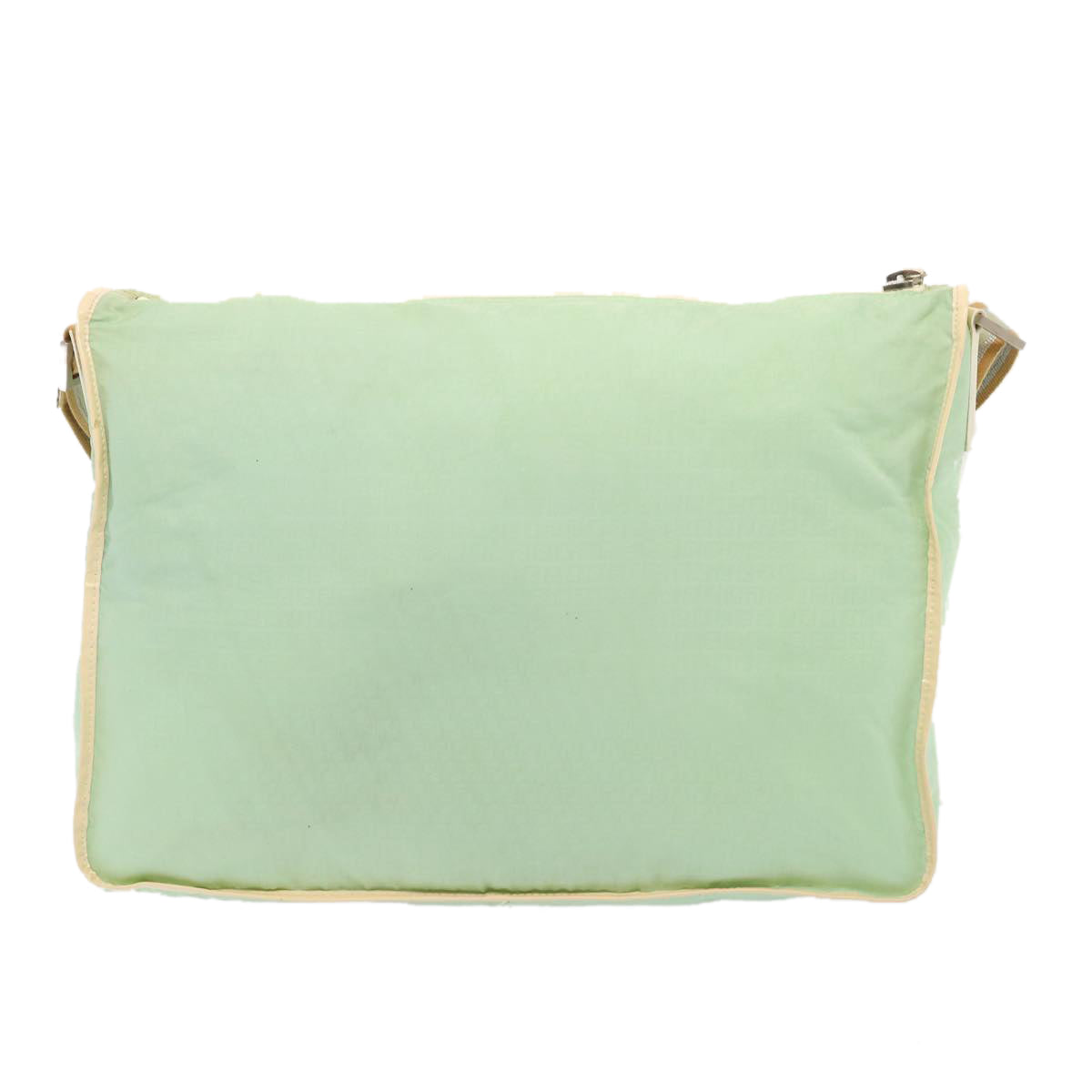 FENDI Zucchino Canvas Shoulder Bag Nylon Greenhk1304