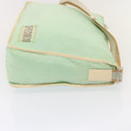 FENDI Zucchino Canvas Shoulder Bag Nylon Greenhk1304