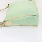FENDI Zucchino Canvas Shoulder Bag Nylon Greenhk1304