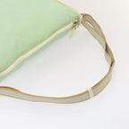 FENDI Zucchino Canvas Shoulder Bag Nylon Greenhk1304