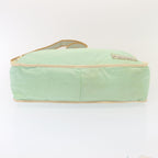 FENDI Zucchino Canvas Shoulder Bag Nylon Greenhk1304