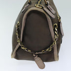Chloe Harley Hand Bag Canvas Brown hk1307
