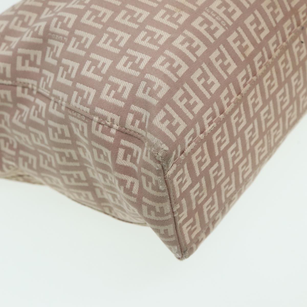 FENDI Zucchino Canvas Hand Bag Pinkhk1386