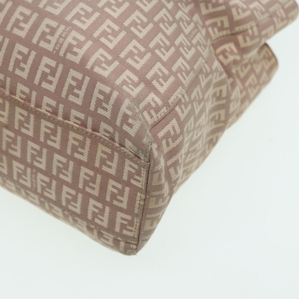 FENDI Zucchino Canvas Hand Bag Pinkhk1386