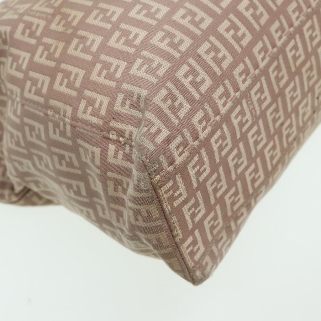 FENDI Zucchino Canvas Hand Bag Pinkhk1386