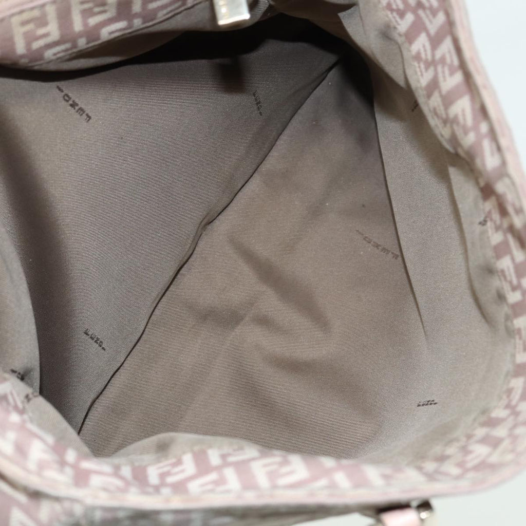 FENDI Zucchino Canvas Hand Bag Pinkhk1386