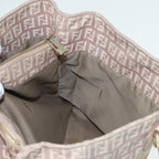 FENDI Zucchino Canvas Hand Bag Pinkhk1386