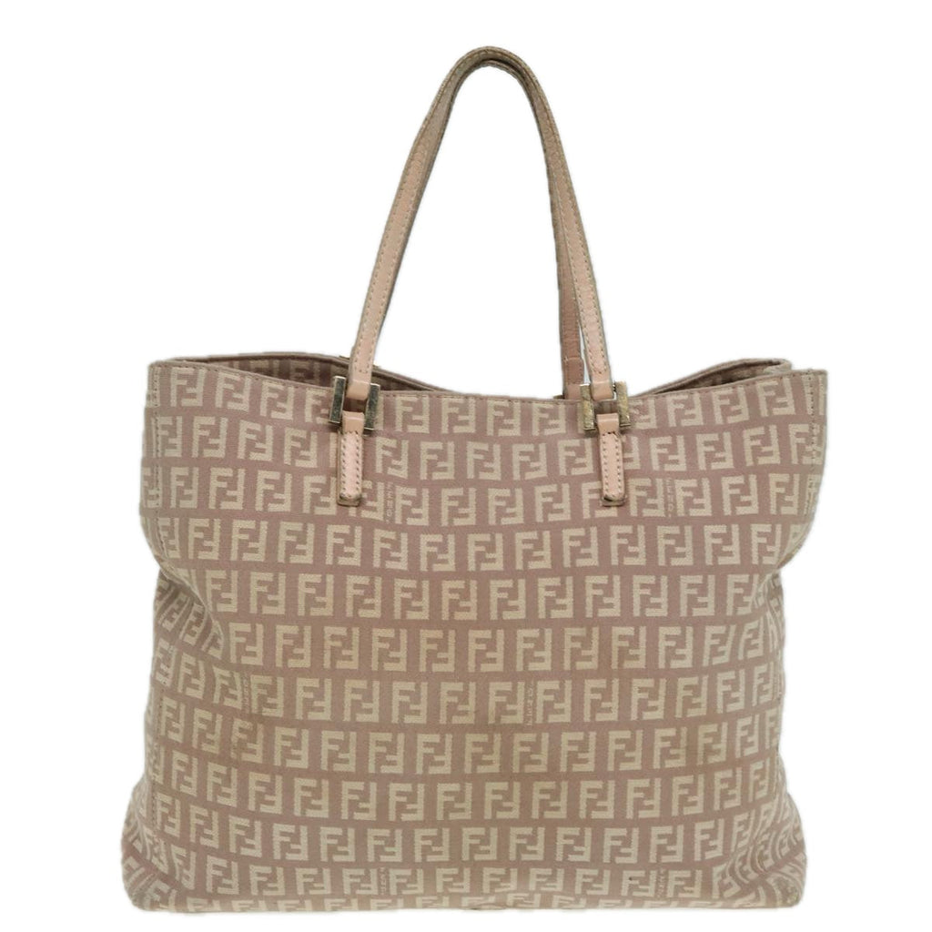 FENDI Zucchino Canvas Hand Bag Pinkhk1386