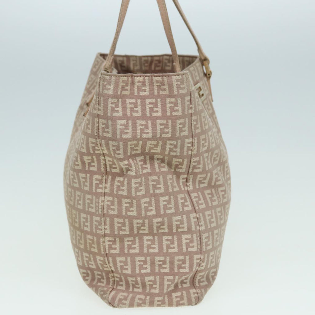 FENDI Zucchino Canvas Hand Bag Pinkhk1386
