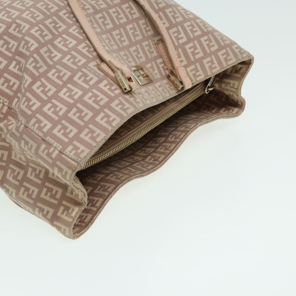 FENDI Zucchino Canvas Hand Bag Pinkhk1386