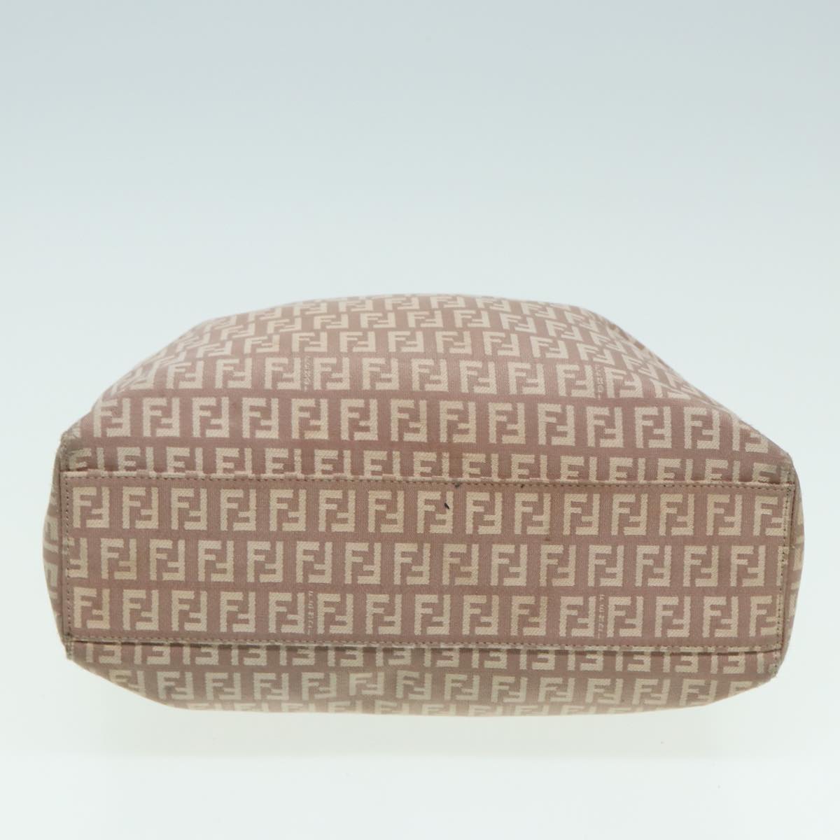 FENDI Zucchino Canvas Hand Bag Pinkhk1386