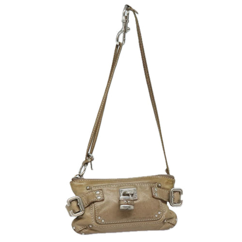 Chloe Shoulder Bag Leather Brown hk1411