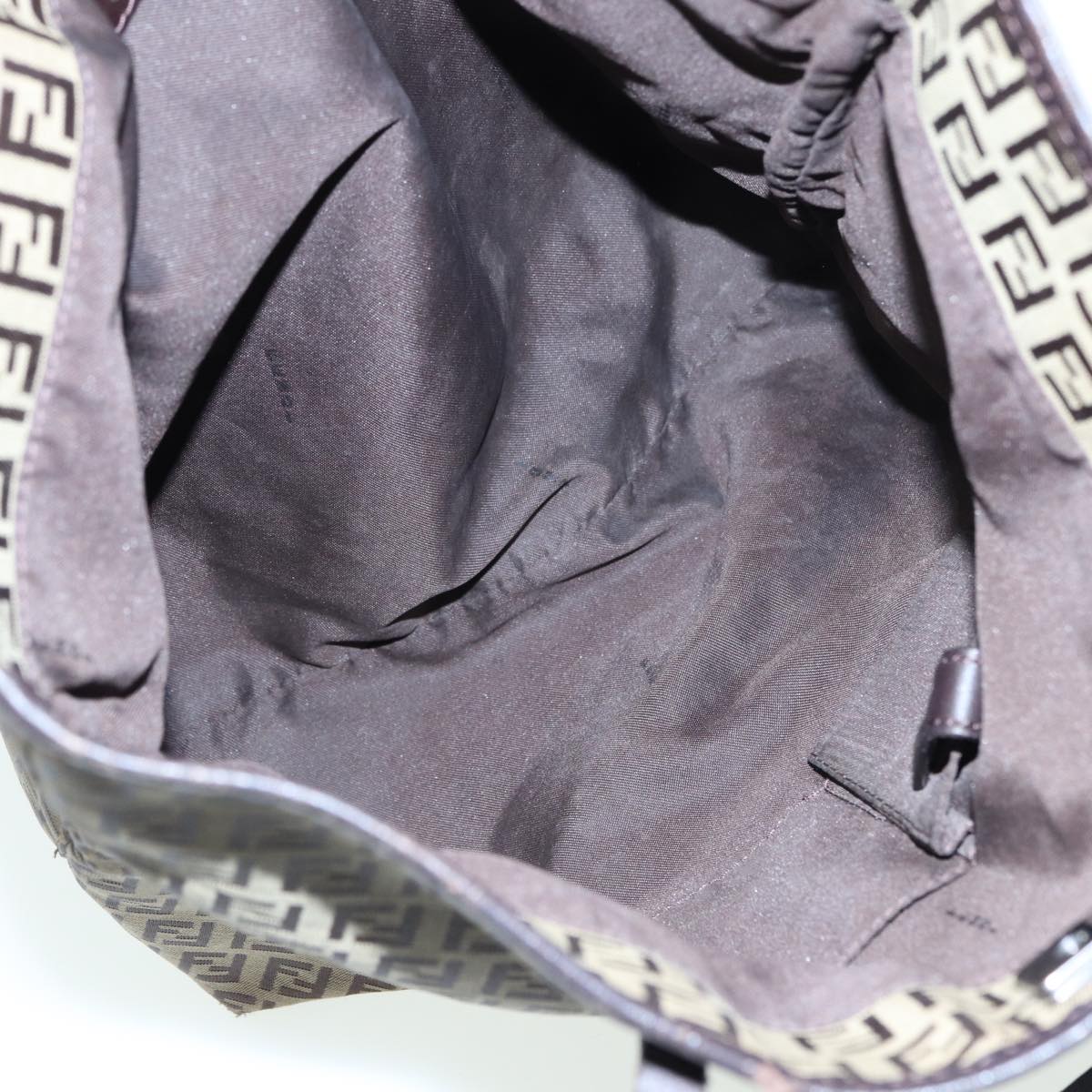 FENDI Zucchino Canvas Tote Bag Beigehk1424