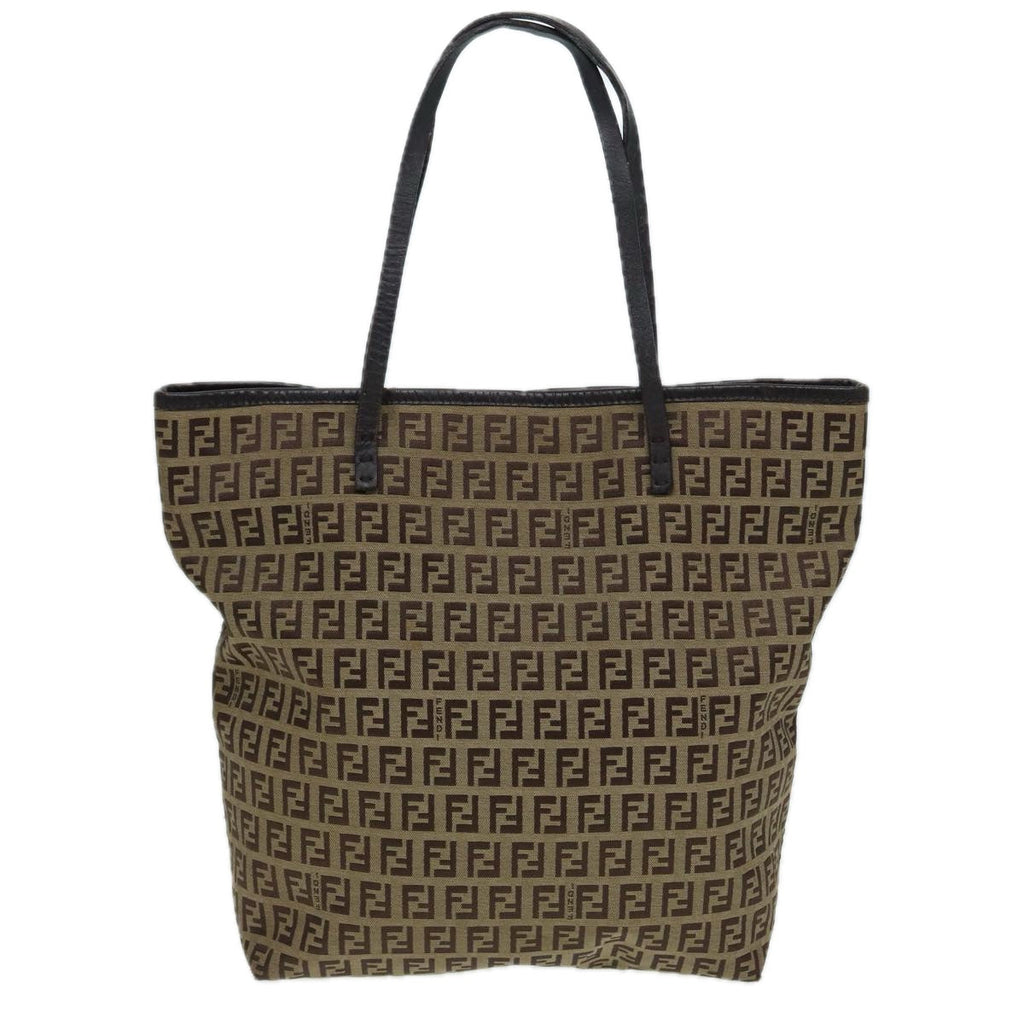 FENDI Zucchino Canvas Tote Bag Beigehk1424