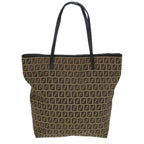 FENDI Zucchino Canvas Tote Bag Beigehk1424