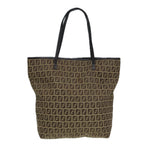 FENDI Zucchino Canvas Tote Bag Beigehk1424