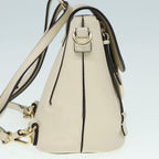 Chloe Fay Backpack Suede Beige Gold hk1579