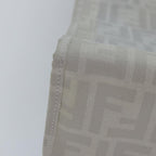 FENDI Tote Bag Nylon White Silverhk1586