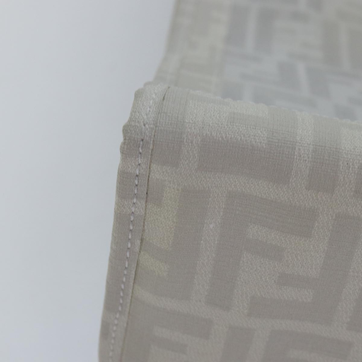 FENDI Tote Bag Nylon White Silverhk1586