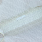 FENDI Tote Bag Nylon White Silverhk1586
