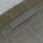 FENDI Tote Bag Nylon White Silverhk1586