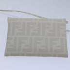 FENDI Tote Bag Nylon White Silverhk1586