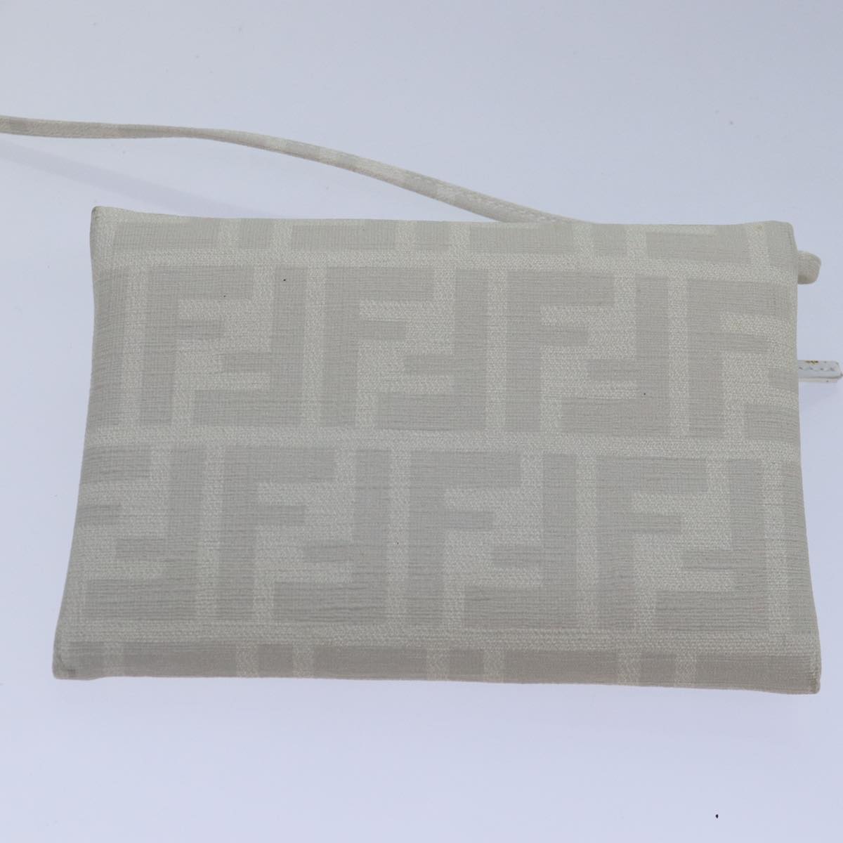 FENDI Tote Bag Nylon White Silverhk1586