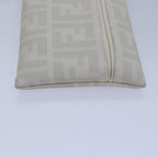 FENDI Tote Bag Nylon White Silverhk1586