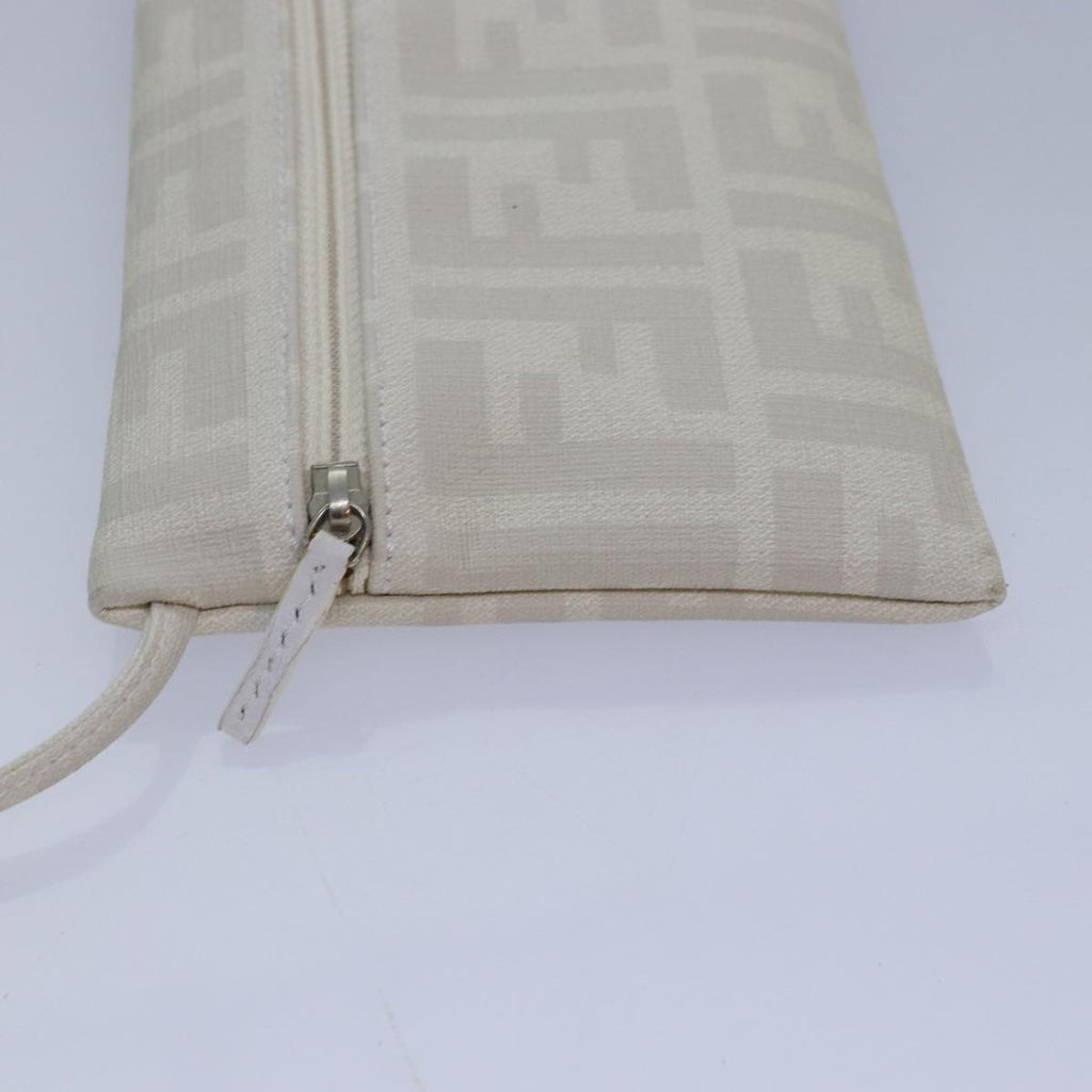 FENDI Tote Bag Nylon White Silverhk1586