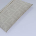 FENDI Tote Bag Nylon White Silverhk1586