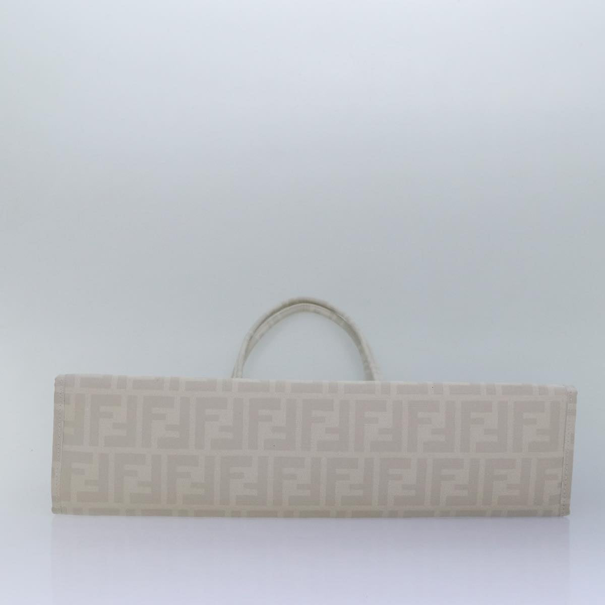 FENDI Tote Bag Nylon White Silverhk1586