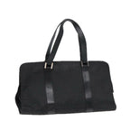 FENDI Zucca Canvas Hand Bag Black Silverhk1588