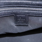 FENDI Zucca Canvas Hand Bag Black Silverhk1588