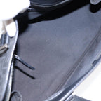 FENDI Zucca Canvas Hand Bag Black Silverhk1588