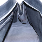 FENDI Zucca Canvas Hand Bag Black Silverhk1588