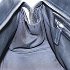 FENDI Zucca Canvas Hand Bag Black Silverhk1588