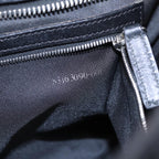 FENDI Zucca Canvas Hand Bag Black Silverhk1588