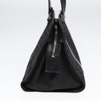FENDI Zucca Canvas Hand Bag Black Silverhk1588