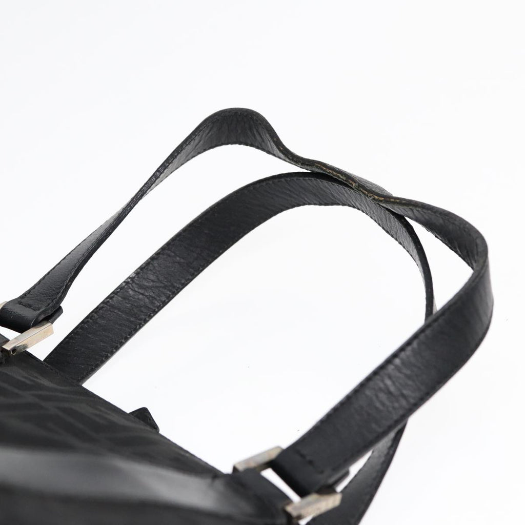 FENDI Zucca Canvas Hand Bag Black Silverhk1588