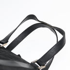 FENDI Zucca Canvas Hand Bag Black Silverhk1588