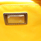 FENDI Zucchino Canvas Boston Bag Beige Goldhk1608