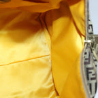 FENDI Zucchino Canvas Boston Bag Beige Goldhk1608