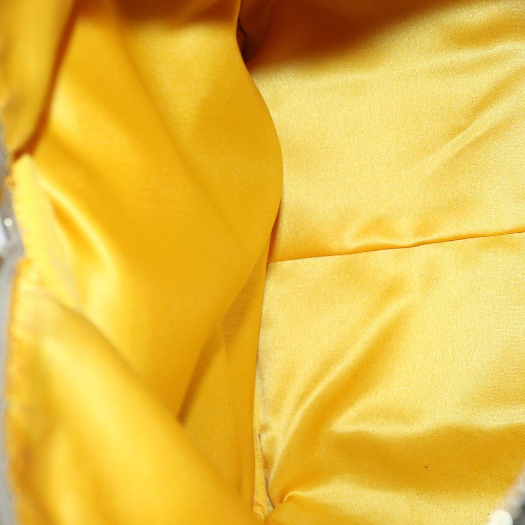 FENDI Zucchino Canvas Boston Bag Beige Goldhk1608