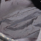 FENDI Zucca Canvas Mamma Baguette Shoulder Bag Brown Black Silverhk1612