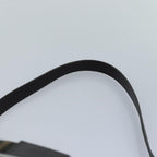 FENDI Zucca Canvas Mamma Baguette Shoulder Bag Brown Black Silverhk1612