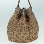 FENDI Zucchino Tote Bag Nylon Beige 8BN174hk1659