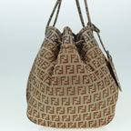 FENDI Zucchino Tote Bag Nylon Beige 8BN174hk1659