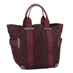 FENDI Zucca Canvas Tote Bag Redhk1926